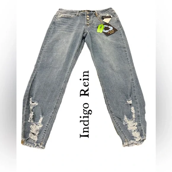 Indigo Rein Jeans Pt Indigo Rein Crop Jeans Size Curvy Mid